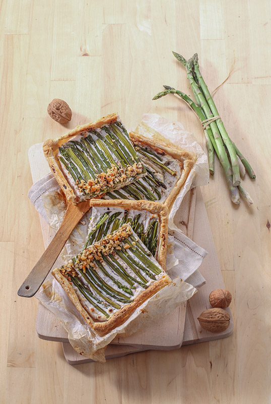 SFOGLIA CON RICOTTA NOCI ASPARAGI - 0521