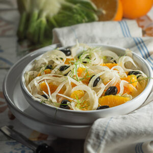 INSALATA DI FINOCCHI ARANCE E OLIVE - 2101