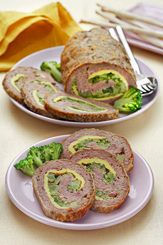 POLPETTONE CON BROCCOLI E SPECK - 6356