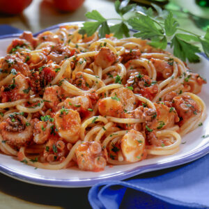 SPAGHETTI ALLA MEDITERRANEA - S46980