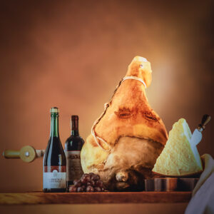 PROSCIUTTO CRUDO DI PARMA PARMIGIANO E VINI - 1869