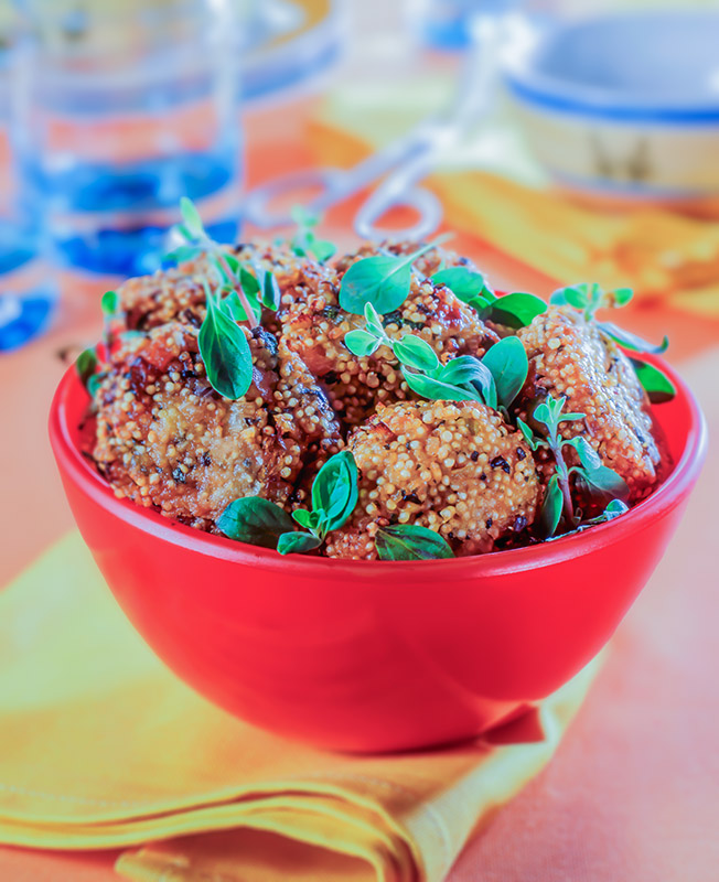 FRITTELLE DI MIGLIO ALLE VERDURE - S1204351 - immagine 1
